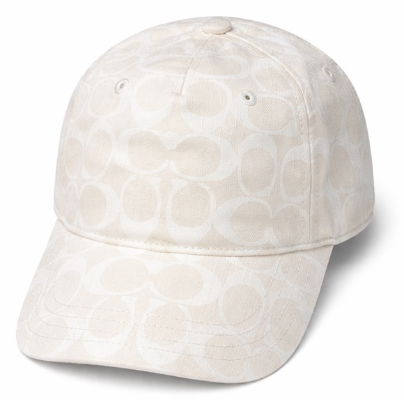 COACH Signature Jacquard Baseball Hat - Picture 4 of 8